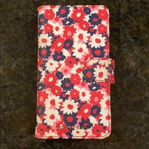 Michael Kors iPhone X flip wallet case
